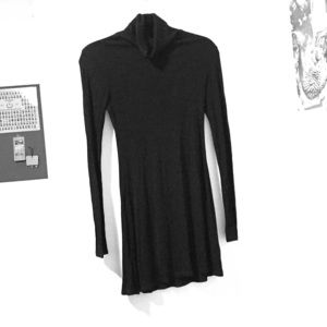 Black Brandy Melville turtleneck dress